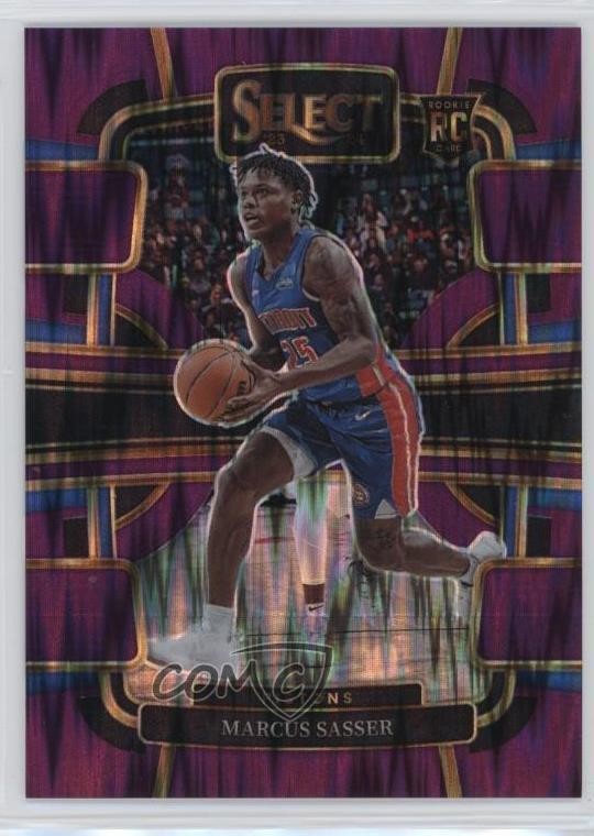 2023-24 Panini Select Concourse Purple Flash Prizm 125/175 Marcus Sasser #70 8ej