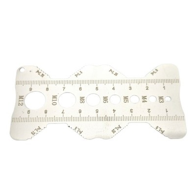 Precise Stainless Steel Pitches Gauge for Measuring Screw Length Diameter Thread