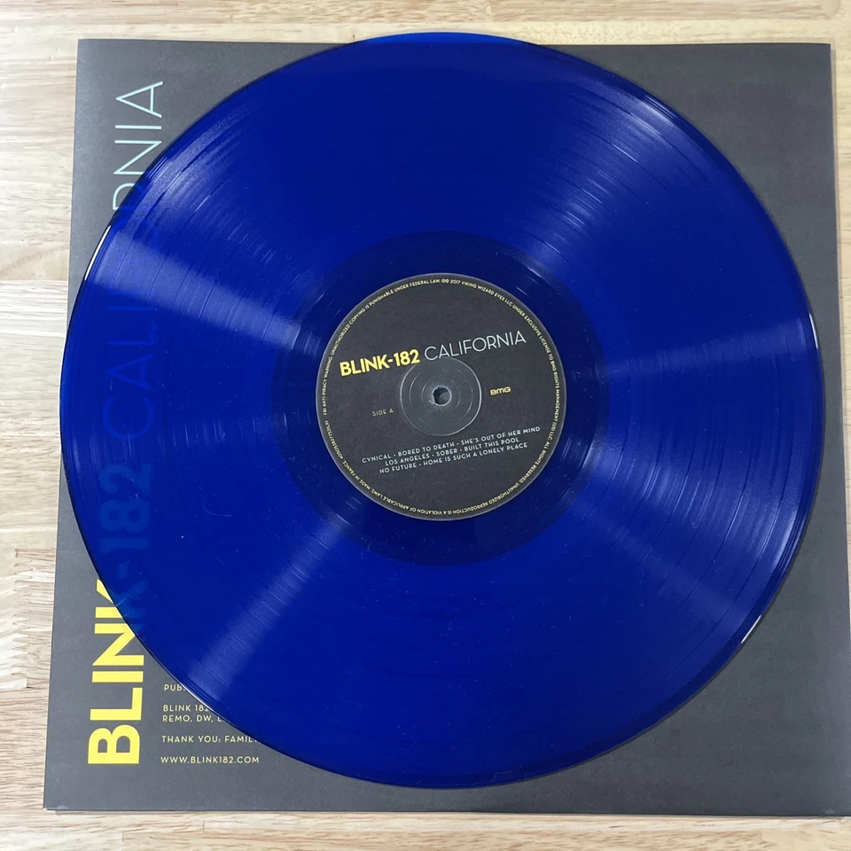 Blink-182 - California Deluxe Pop-Up Edition Vinyl (Blue) - Image 3 of 4