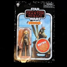 Jar Jar Binks Star Wars Retro Collection Action Figure 1:18 Scale TPM