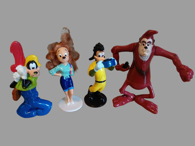 Goofy und Max Figuren Set - MC Donalds Junior Tüte Happy Meal 90er Disney