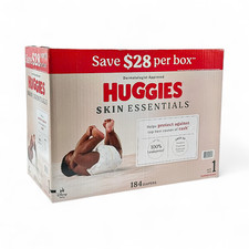 Huggies Skin Essentials Disney Baby Diapers 184-Count - Size 1 Up to 14 lb 