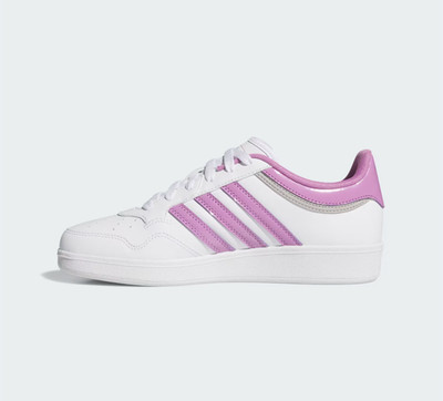 Adidas Women's Hoops 4.0 'White Preloved Purple' Shoes JR6716