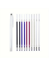 Heat Erasable Magic Marker Pens (10 Pack) – Disappearing Fabric Pens for Sewing