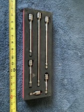 Snap On 38 Drive Extension Set In Foam Tray Complete..see Pics.