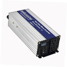 800W Pure Sine Wave Inverter-48V DC to 110V 120V AC Power 800W 48V Silver
