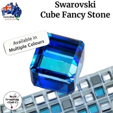 Swarovski 4840 - Cube Crystal Stone - 8mm. SPECIAL - 10 pieces - Vintage