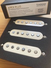 TONERIDER Apex Plus Strat Noiseless Pickup Set Cream Cover UK Brand