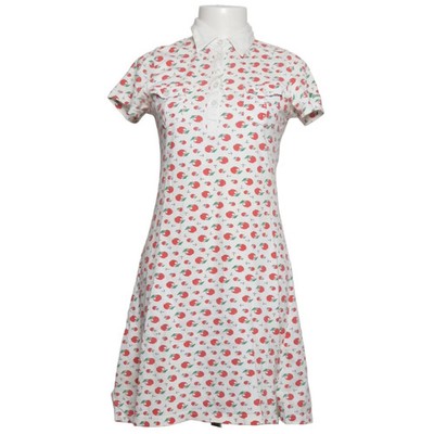Alprausch, Polokleid, Größe: M, Weiß/Rot, Print, Damen #yrd
