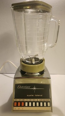 Vintage Osterizer Cycle Blend Blender 60s/70s Works