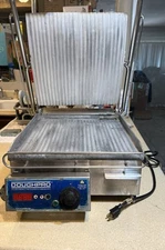 DoughPro Commercial Grooved Plate Panini Press- Excellent Used Condition