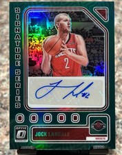 2023-24 Panini Donruss Optic - Signature Series Jock Landale #SS-LPO Green Prizm