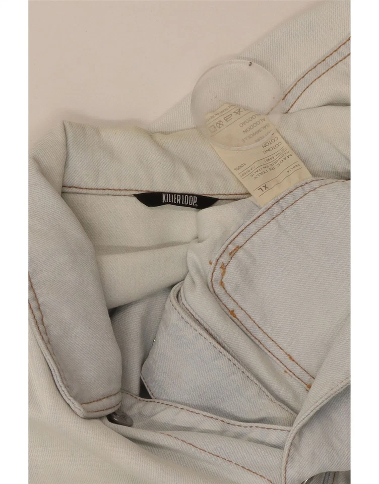 KILLER LOOP Herren Jeansjacke UK 42 XL Blau Baumwolle HW04 - Bild 4 von 4