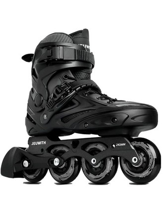 Jeuwith Inline Skates Black size Men 7/ Women 8/ 26cm/ 40EU