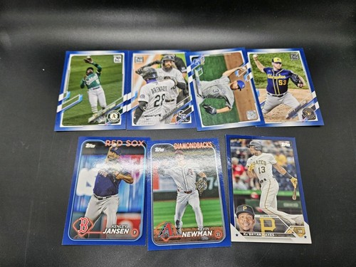 Lote azul al por menor Topps 2019-24 (44 cartas) novatos, futuras estrellas, veteranos, equipos - Imagen 6 de 7