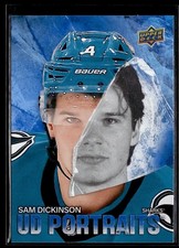 2025-26 Upper Deck Series 2 UD Portraits #P-43 Sam Dickinson