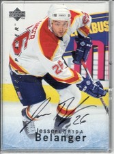 1995-96 UPPER DECK BAP JESSE BELANGER  AUTO #S143