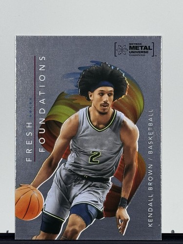 2022 SkyBox Metal Universe Champions #FF33 Kendall Brown Fresh Foundations - Picture 1 of 2