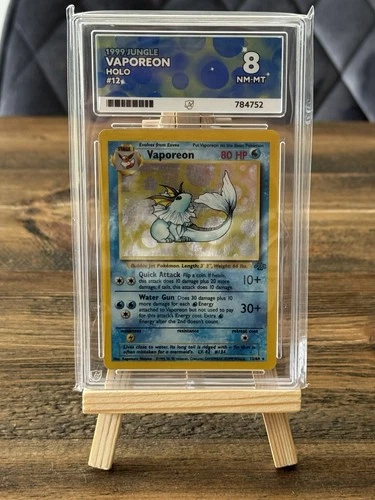 Vaporeon 12 - 1999 Pokemon Jungle - ACE 8 Near Mint condition