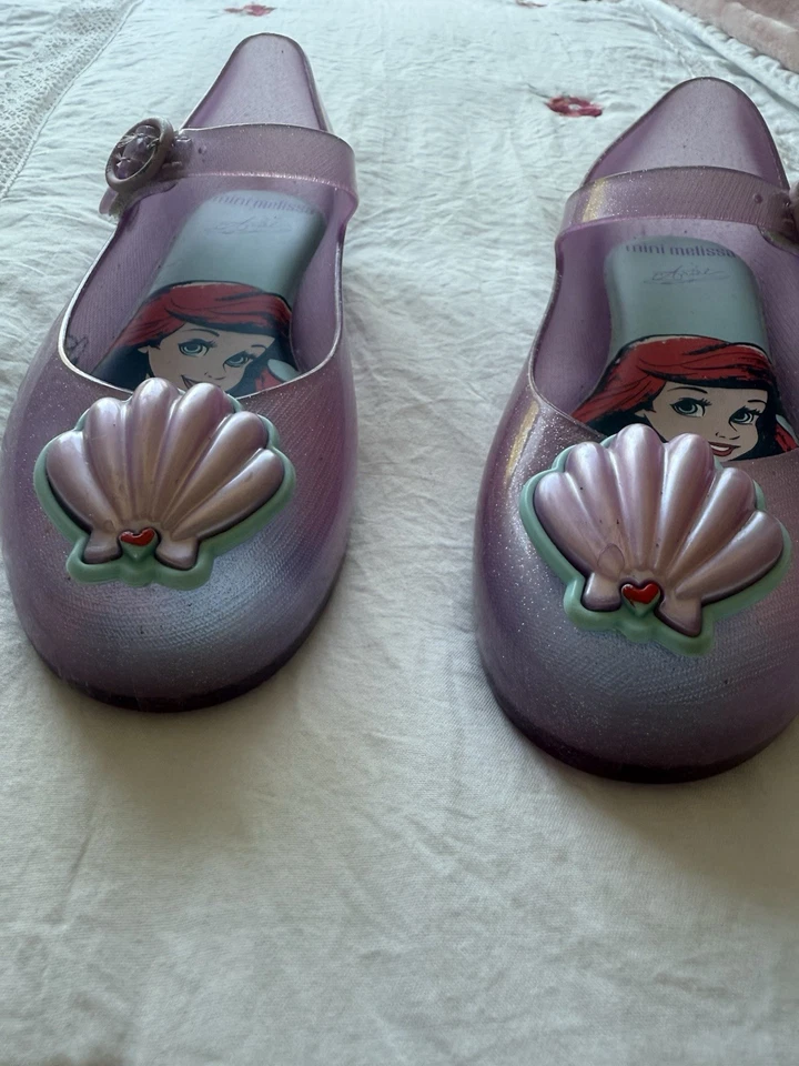 Mini Melissa Dulce Amor Y Disney Princesa Sirenita Ariel Niñas Pisos Foto 4 de 4
