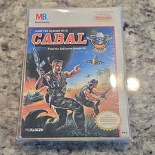 Cabal Nintendo NES NTSC-U/C Complete in box with protector