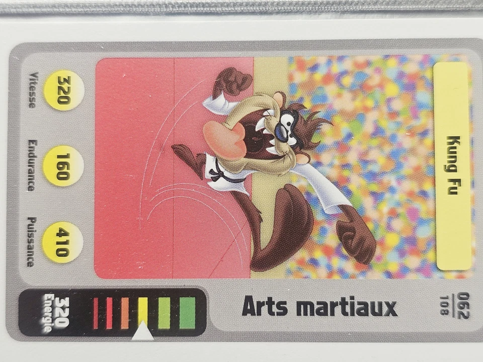 Carte à collectionner Looney Tunes Kung Fu arts martiaux N°062 108 - Photo 1/1