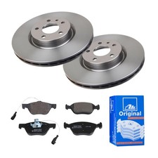 ATE | 2 Bremsscheiben Ø284 Belüftet + Beläge für Alfa Romeo 147 937x GT 937x