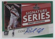 2020 Panini Donruss Optic Signature Series Green Prizm Robert Covington Auto v3x