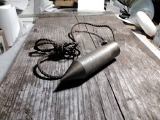 Lovely Vintage Solid Brass Machined Plumb Bob.. 360 Grammes