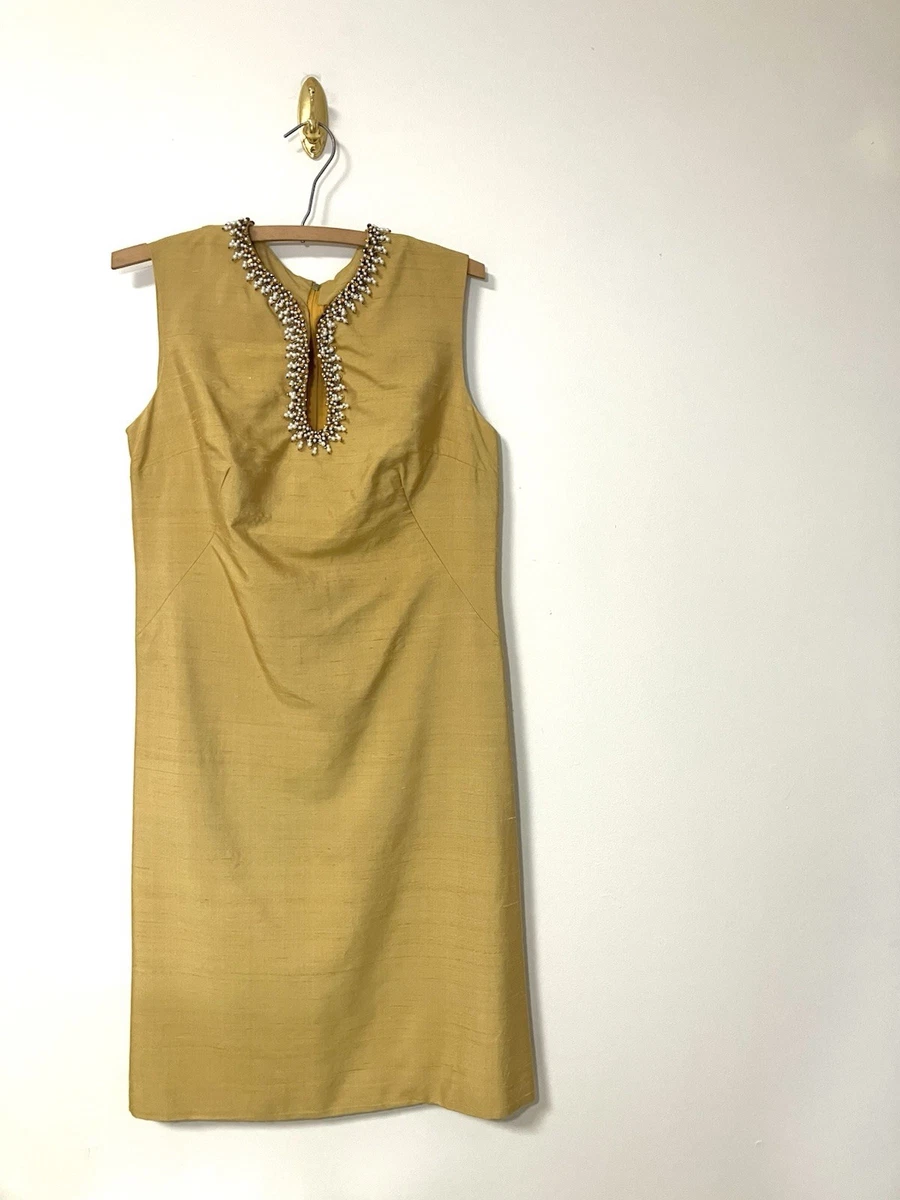 Gold 1960s Vintage Dresses for Women for sale | eBay