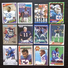 1970's - 80's New York Giants 28 Lot Lawrence Taylor Carson Manning Banks 