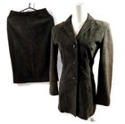 💫 LUXURIOUS SALVATORE FERRAGAMO WOMEN’S  AUTHENTIC SUEDE SUIT IT40 US 4 — photo 1