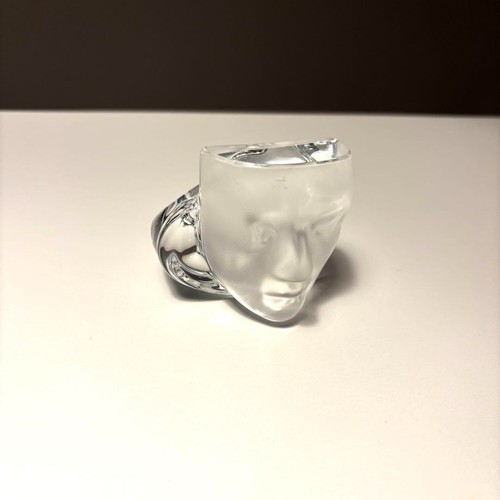Peso de papel de cristal Daum France MASCARILLAS Hilton McConnico - Imagen 10 de 12
