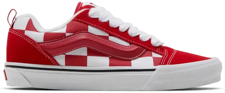 Vans Knu-Skool Mega Check Red for sale | eBay