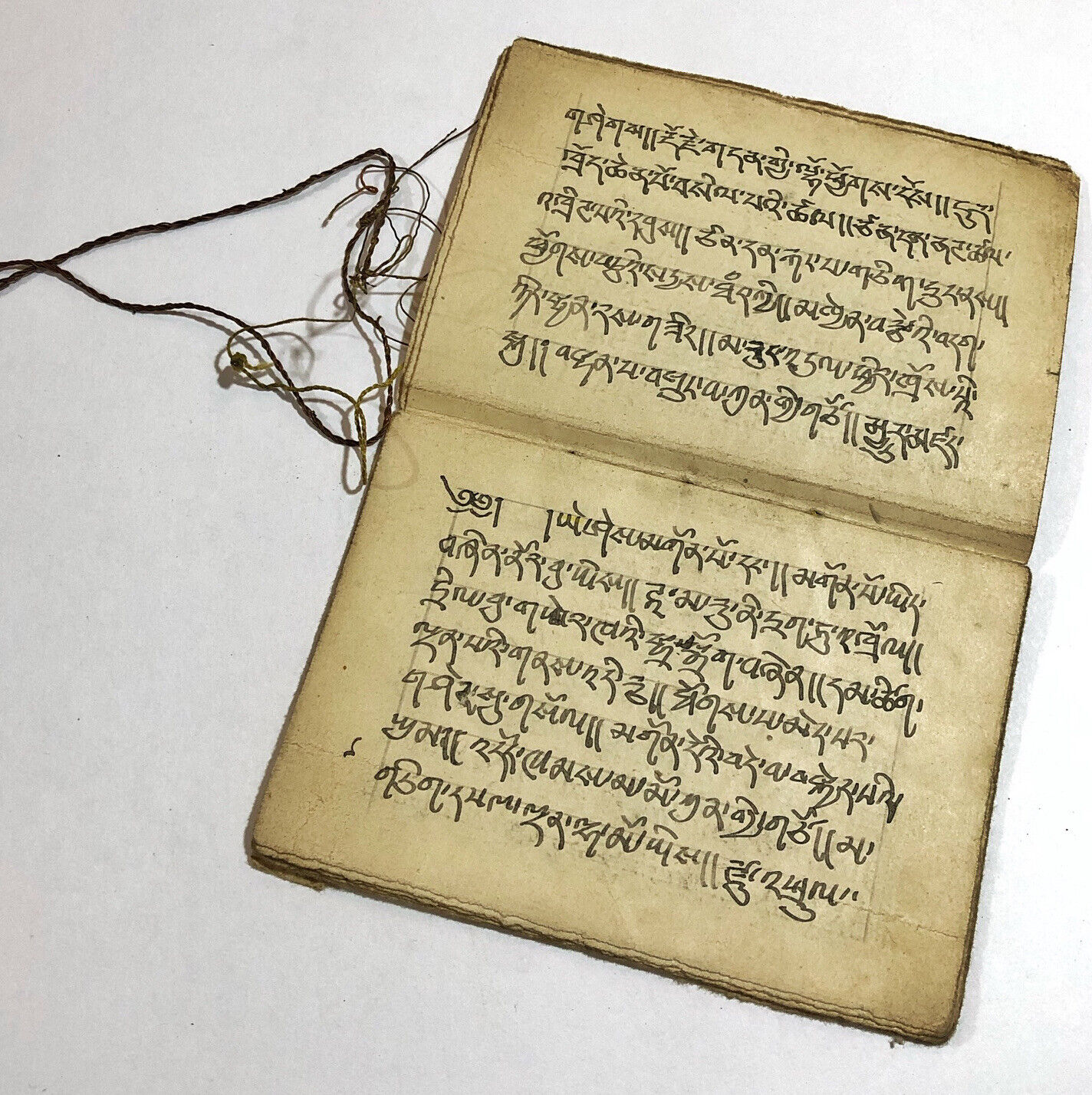 Rare Antique Tibetan Paper Manuscript Document Asian - Circa 1600-1800’s - B