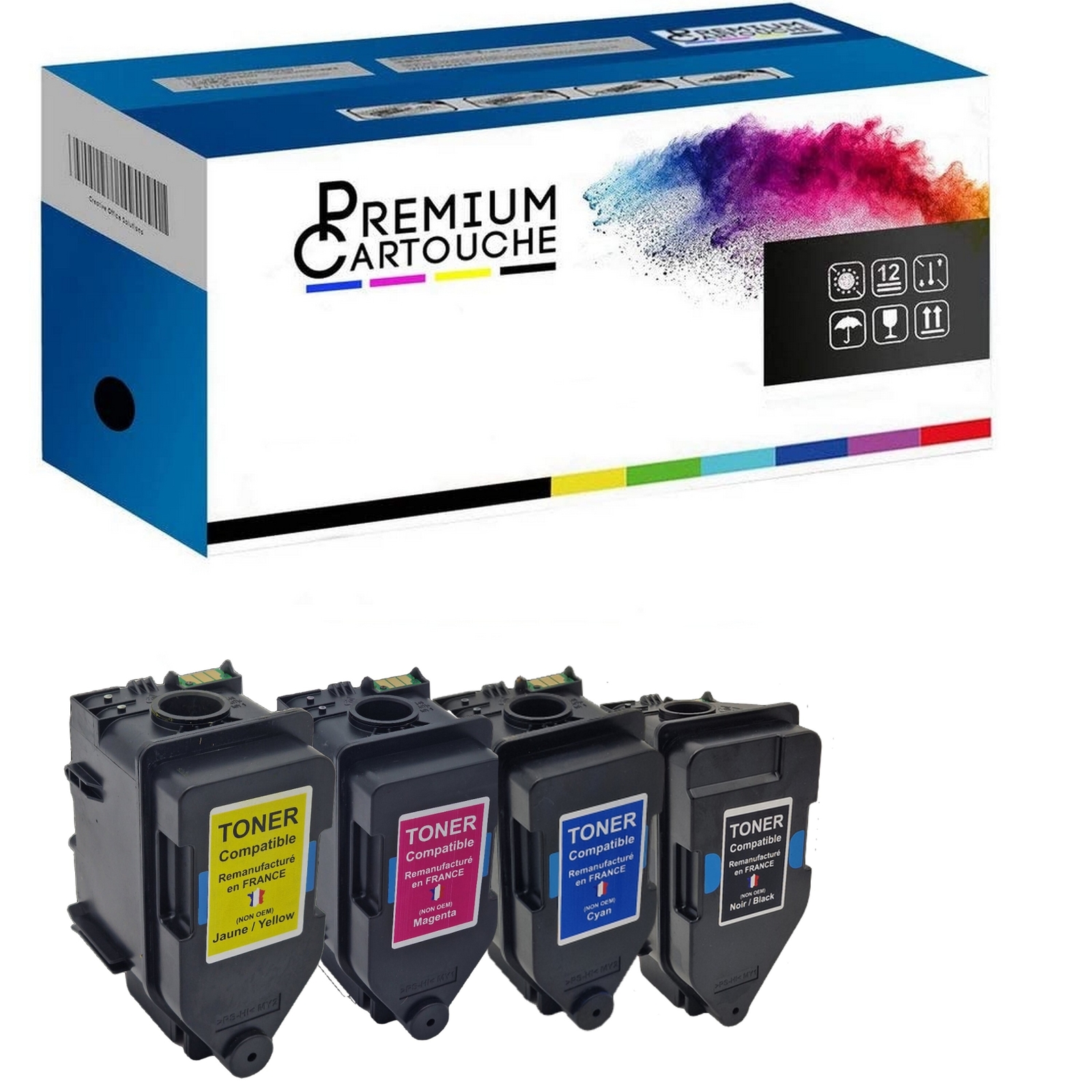 Toner TNP-81 multipack compatible avec l'imprimante laser couleur de bureau Bizhub C3300i
