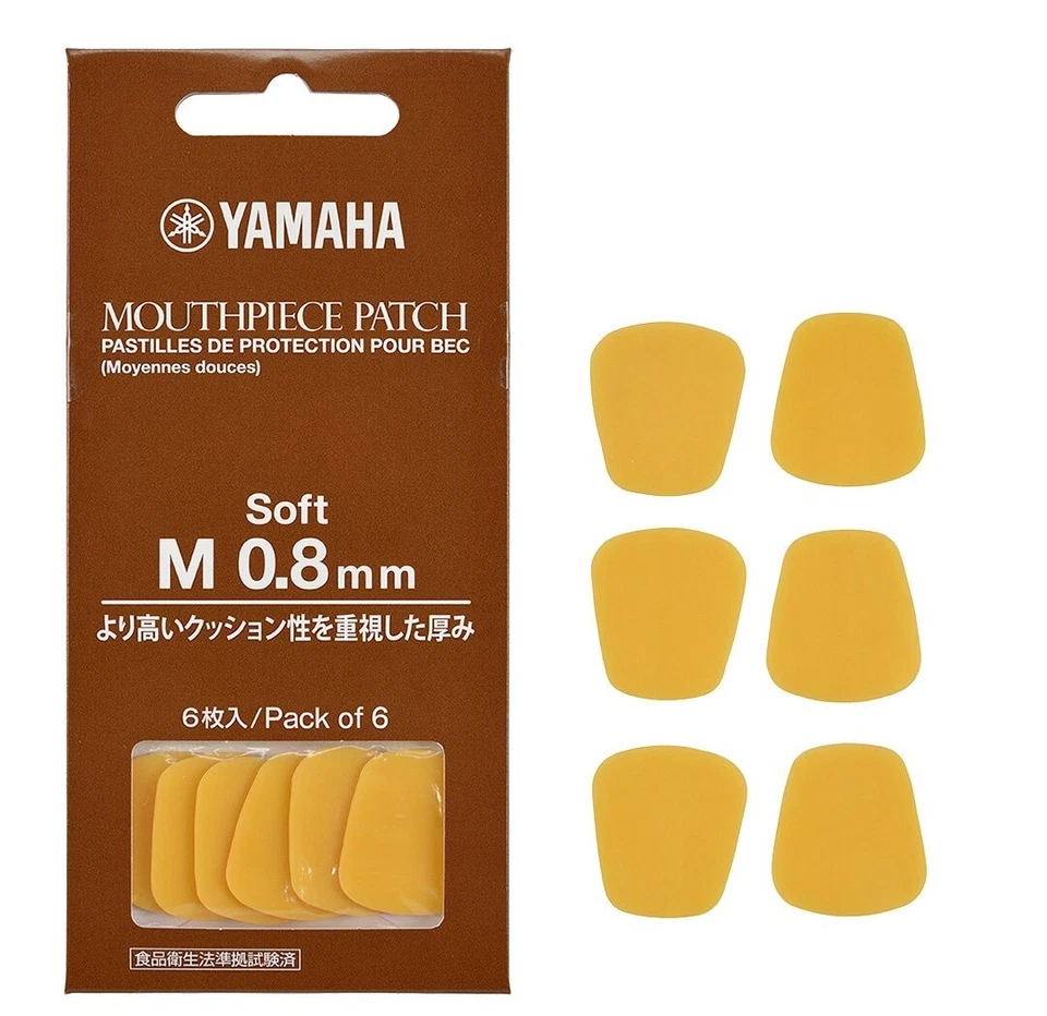 YAMAHA MOUTHPIECE PATCH 0.8mm Set 6 salvabocchini per clarinetto sax salva becco