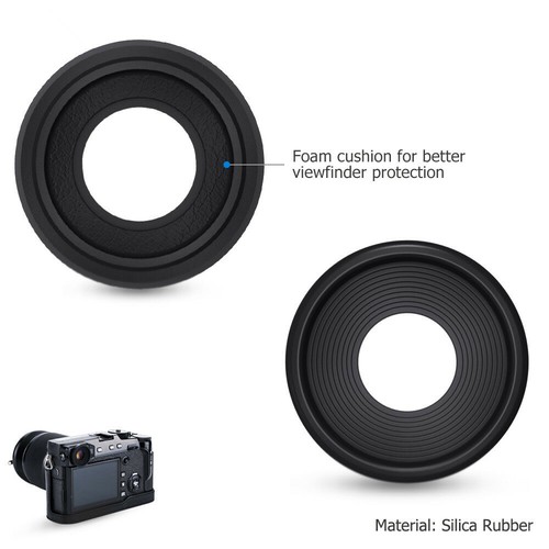 Confezione da 2 confezioni oculare fotocamera mirino in silicone per Fujifilm X-Pro2 - Foto 9 di 12