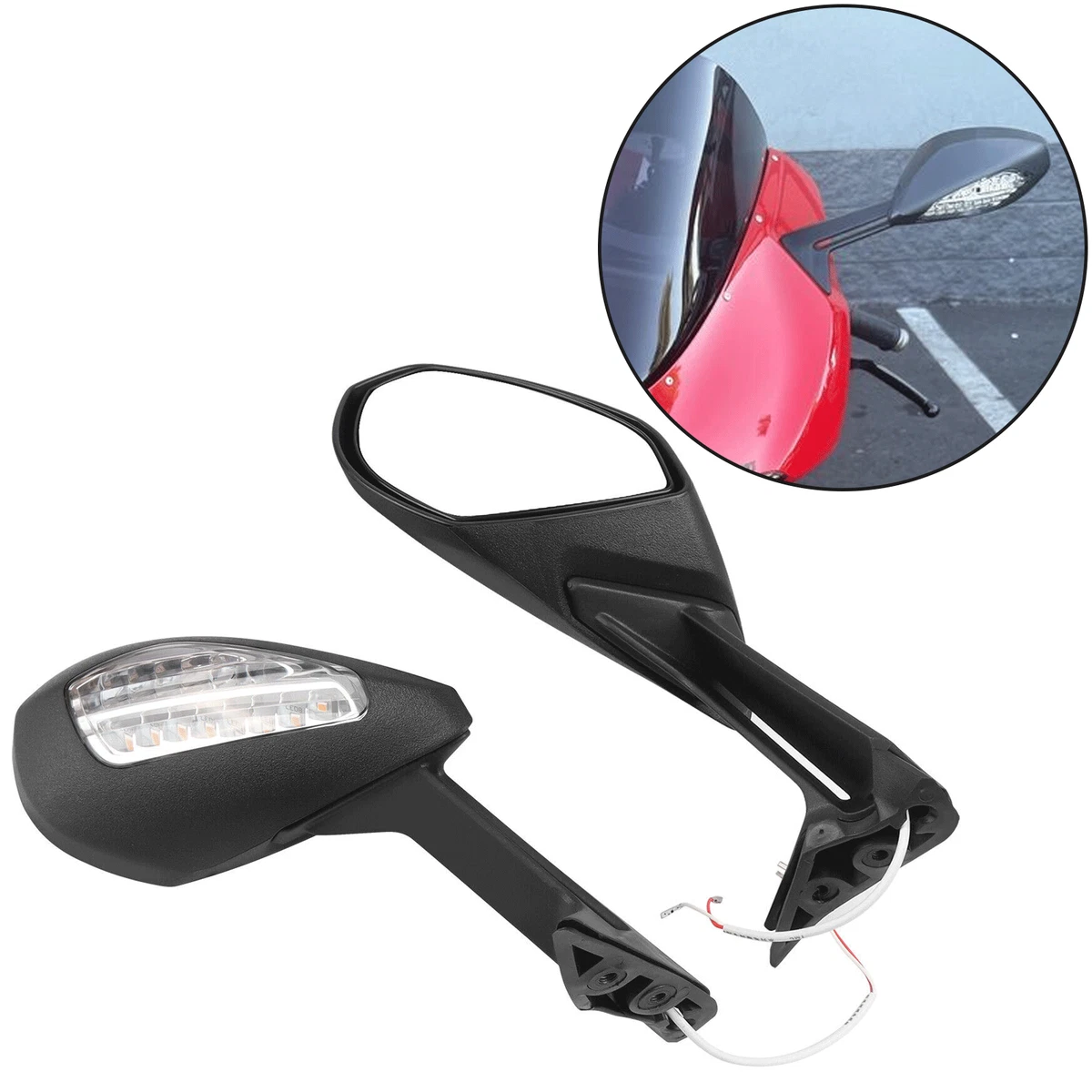 Motorcycle & Scooter Mirror Assemblies for Ducati 959 Panigale for