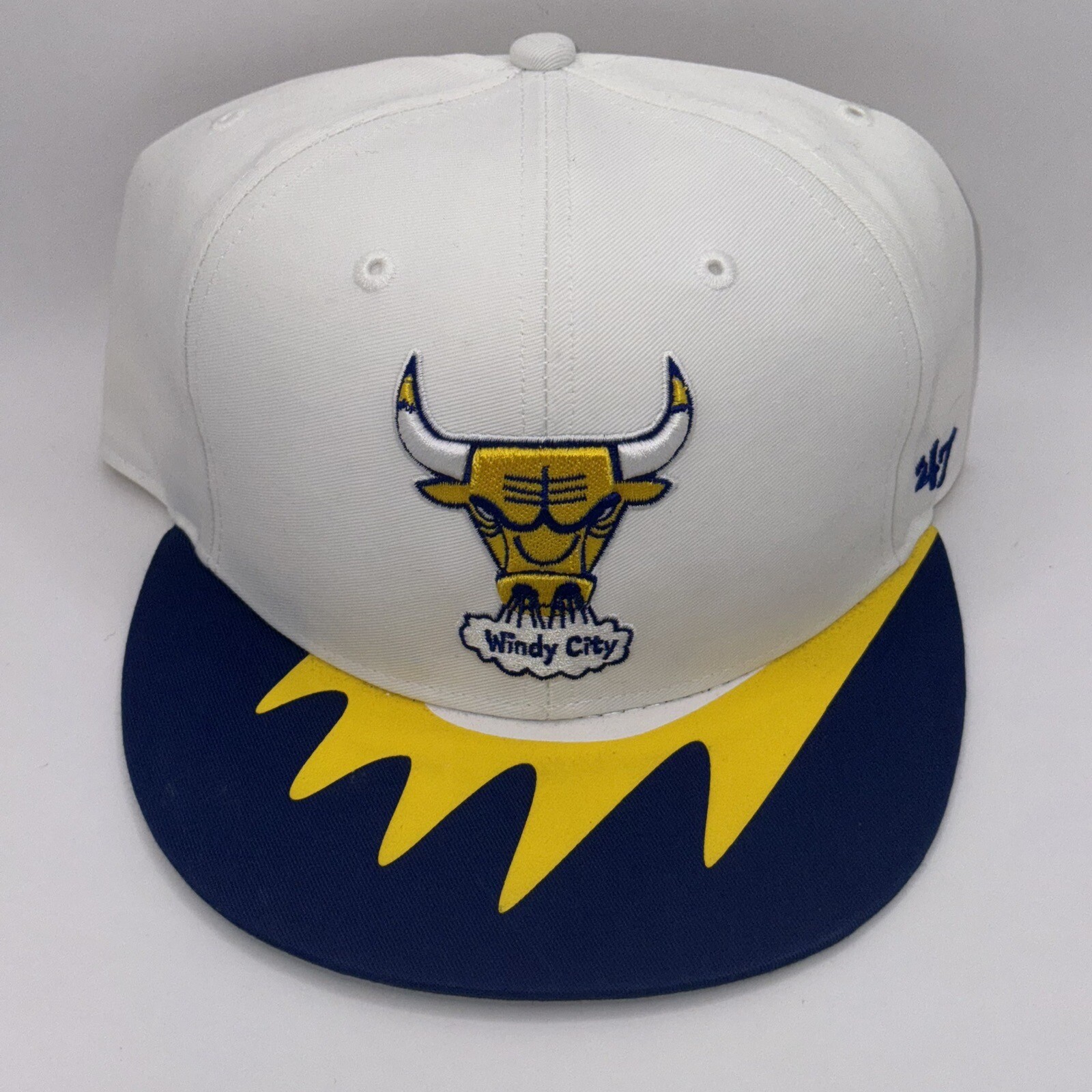 Jordan Laney 5  Windy City Snapback Hat  Hardwood Classics, 47 brand Rare image 5