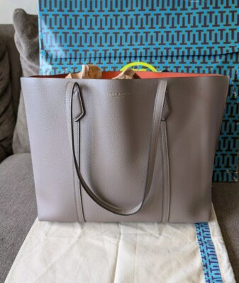 Tory Burch Perry Triple-Compartment Tote Bag Pre-owned | eBay