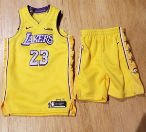 Custom 1 6 Hot Lebron James Lakers Yellow Jersey Fit Enterbay Figures Toys Ebay