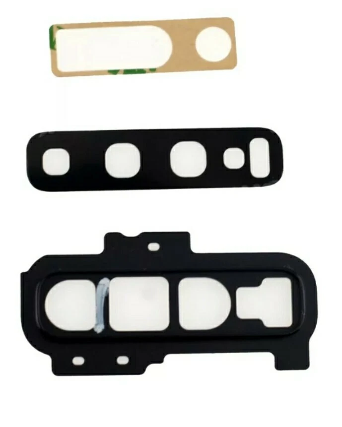 Back Camera Lens Glass with Frame replacement for Samsung Galaxy s10 s10+ s10e. - Image 2 of 4