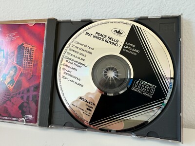 Megadeth Peace Sells But Who's Buying 1987 JAPAN Black