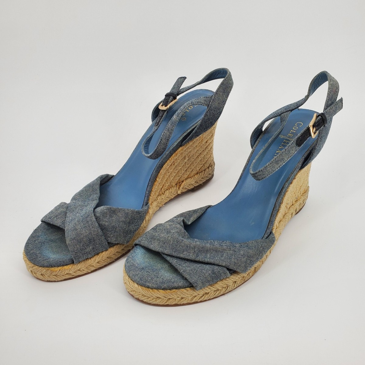 Cole Haan Denim Espadrille Wedges Cole Haan Espadrille Wedge