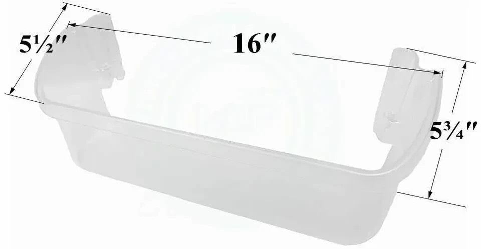 OEM Frigidaire Door Bin – Fits LFSS2612TD1, TE0, TE1, TE2 – Gloss White, ABS Plastic - View #3
