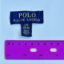 Polo Ralph Lauren Patch Embroidery D.I.Y Bag Jeans Shirt Patch Sew On Iron