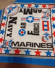 4th of July Red White Blue Patriotic Military Bandanas Biker Scarfs NEW (2)
