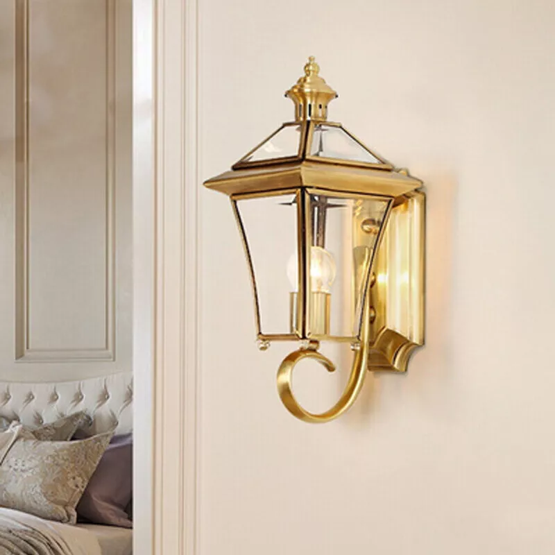 Modern brass on sale outdoor lighting