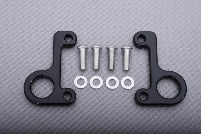 Hooks de transport en acier noir usiné pour boucle arrière Honda CBR 900RR